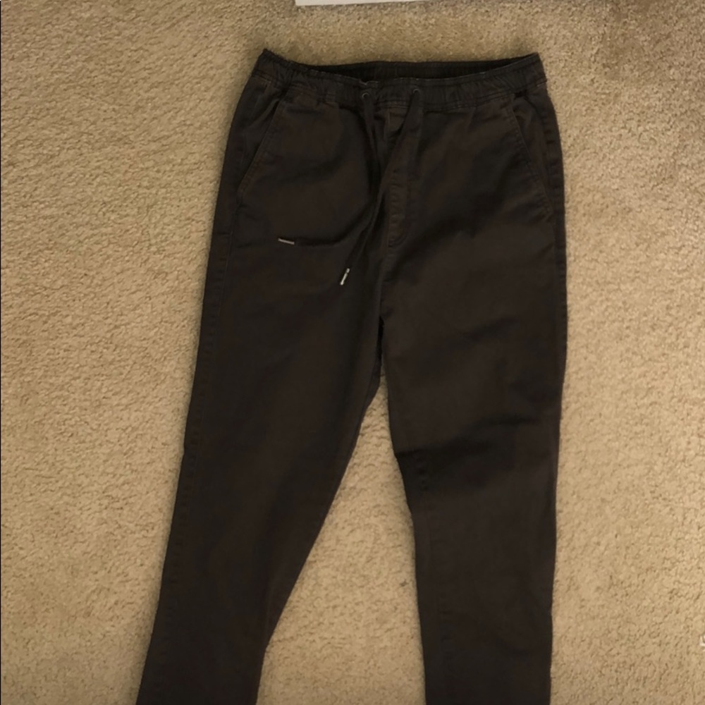 khaki joggers